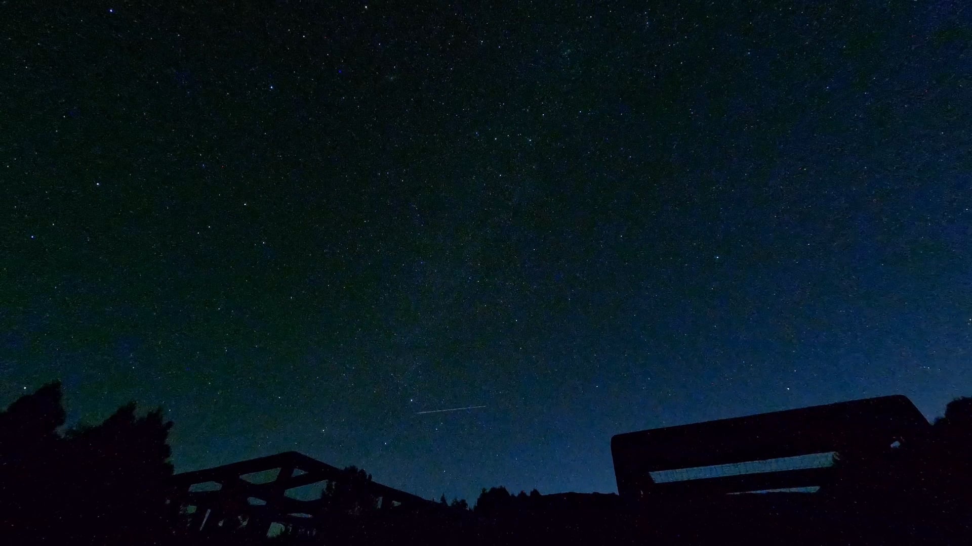 ドローンガーデンの星空